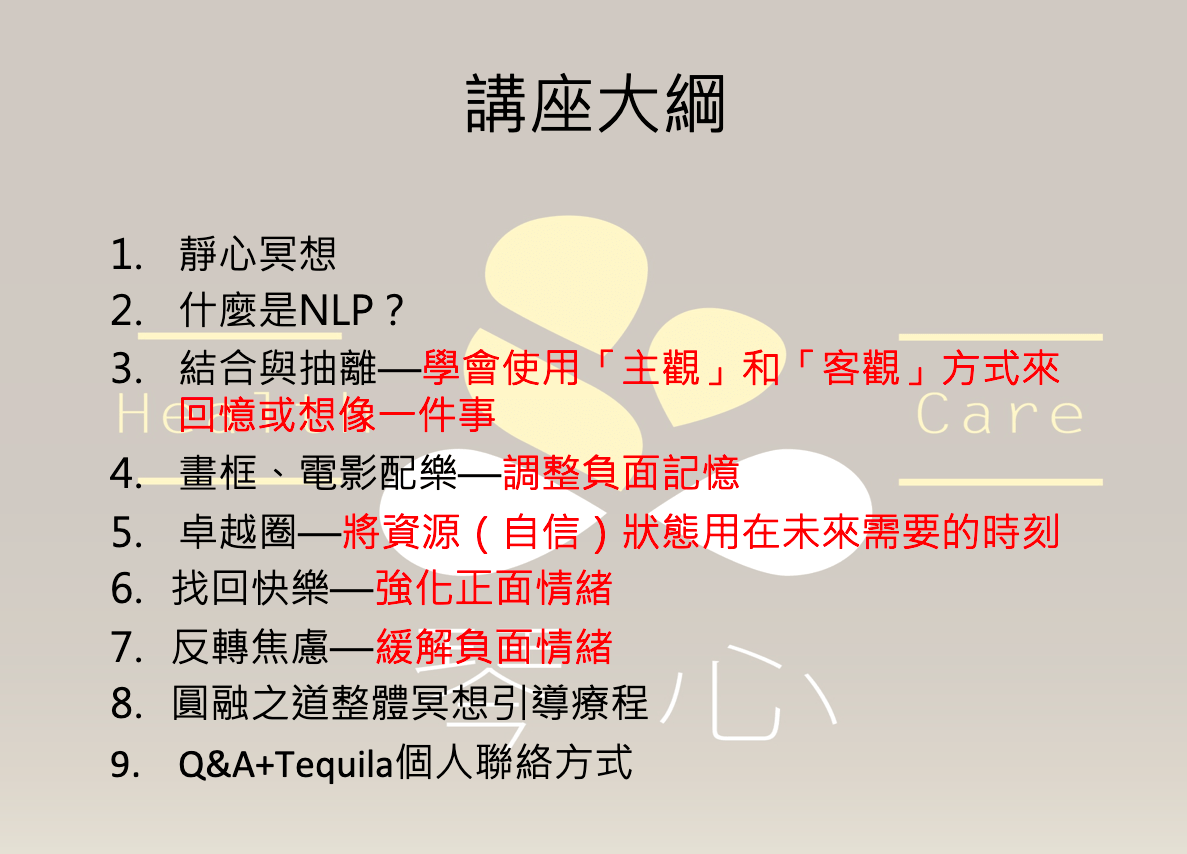 西苑中學NLP講座