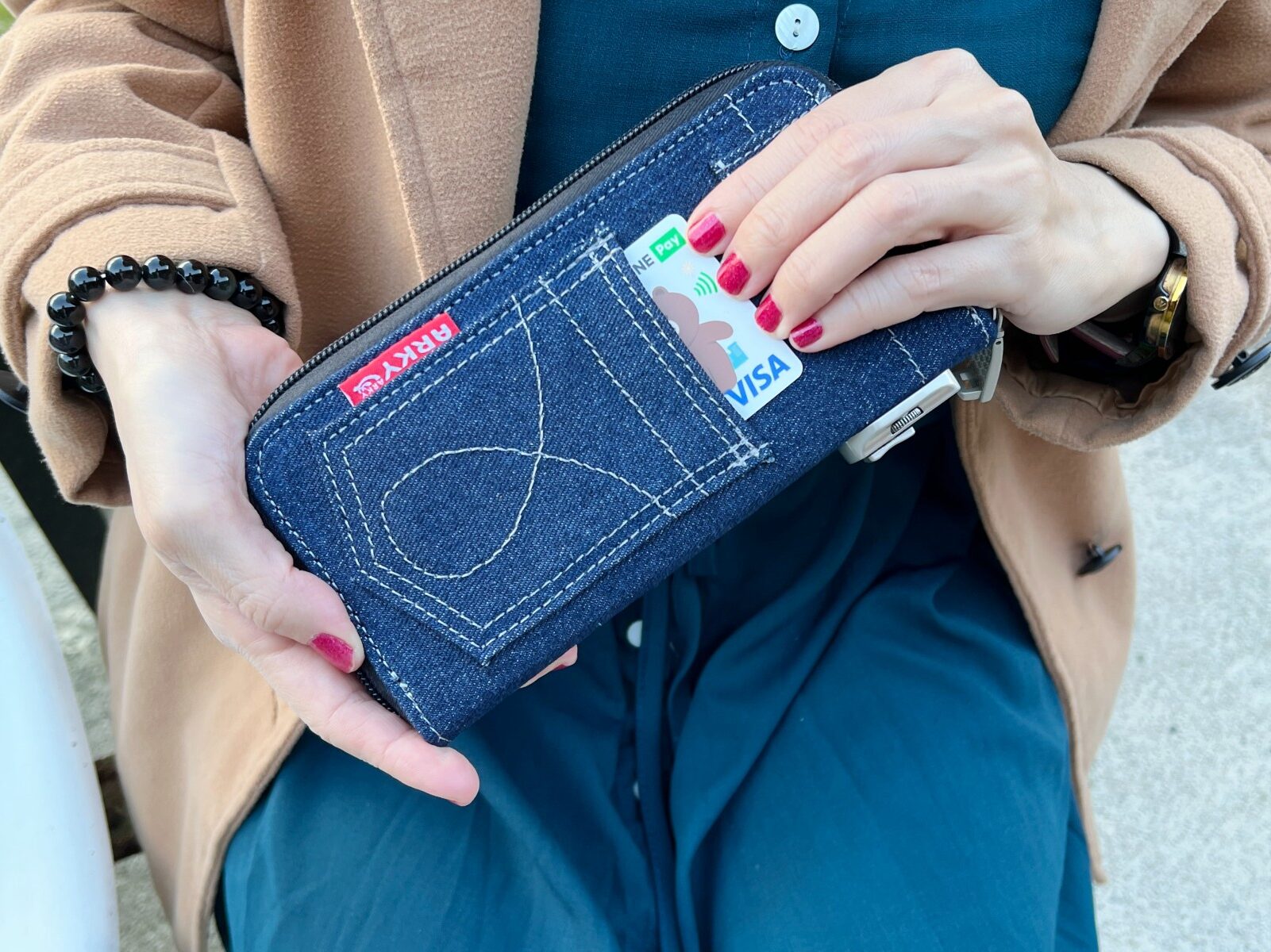 ARKY Phone Case Locker Jeans牛仔防盜守財手機包